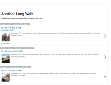Tablet Screenshot of anotherlongwalk.com